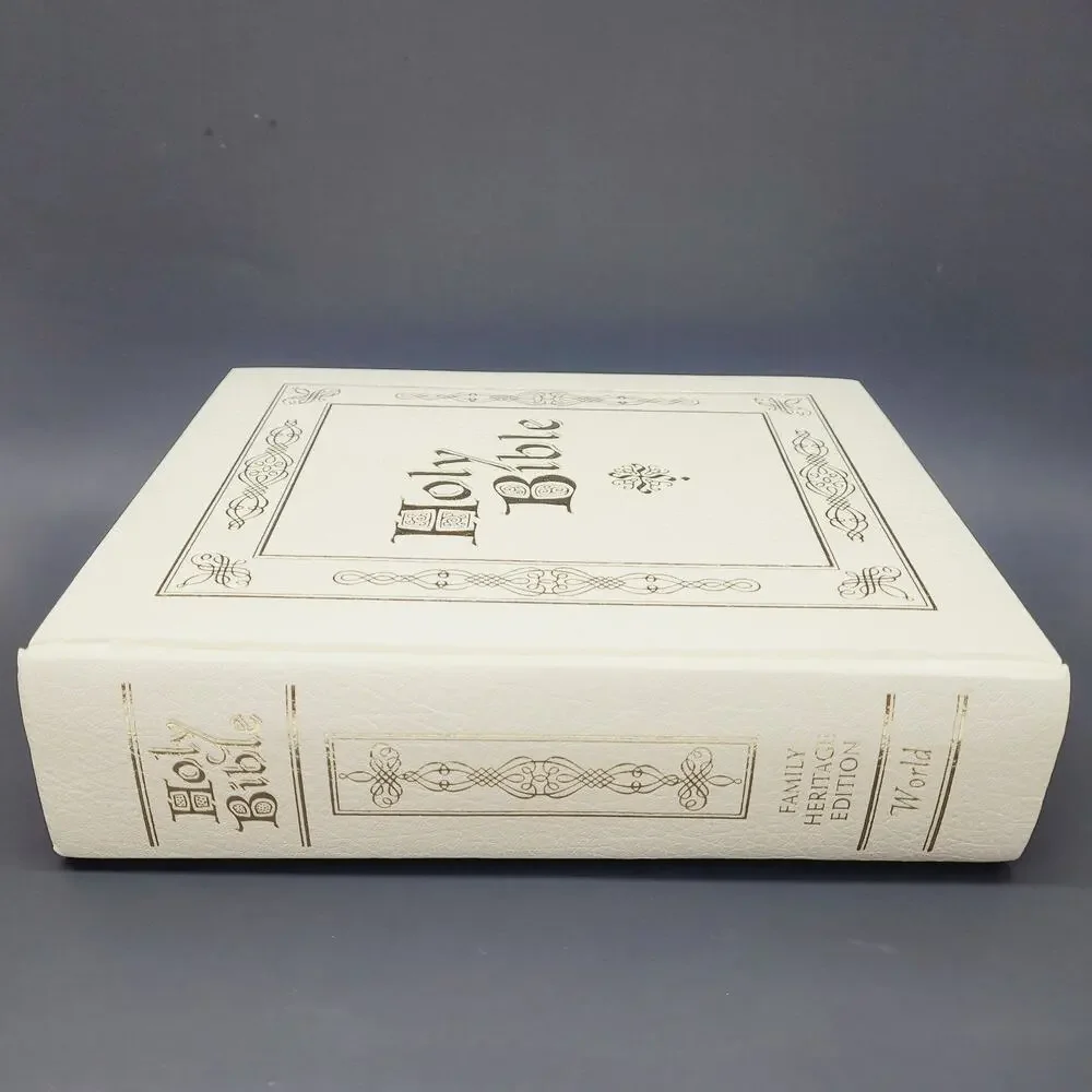Holy Bible Family Heritage Edition World Publishing Co Images & Record Pages NEW
